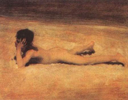 Ragazzo nudo sulla spiaggia, John Singer Sargent